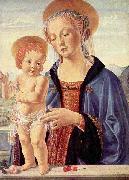 LEONARDO da Vinci Small devotional picture by Verrocchio oil painting artist
